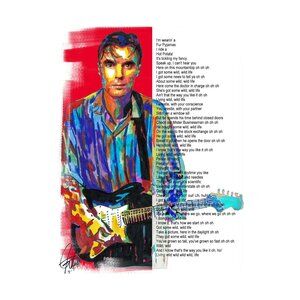 David Byrne Talking Heads Wild Life New Wave Music Poster Print Wall Art 13x19